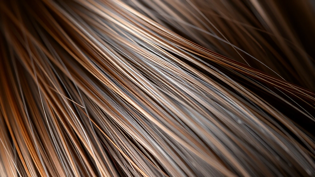 Close-up macro photography of healthy, glossy hair strands showing moisture retention and cuticle alignment after premium conditioning treatment, with warm professional lighting highlighting shine