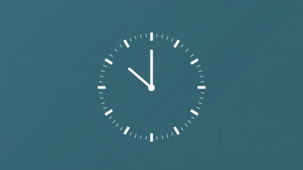 Minimalist digital illustration showing a clock face with meal icons and pause symbols, representing timing cycles of eating and digestion intervals, modern health visualization style without text overlays